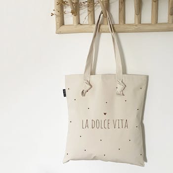 Tote bag "La dolce vita"