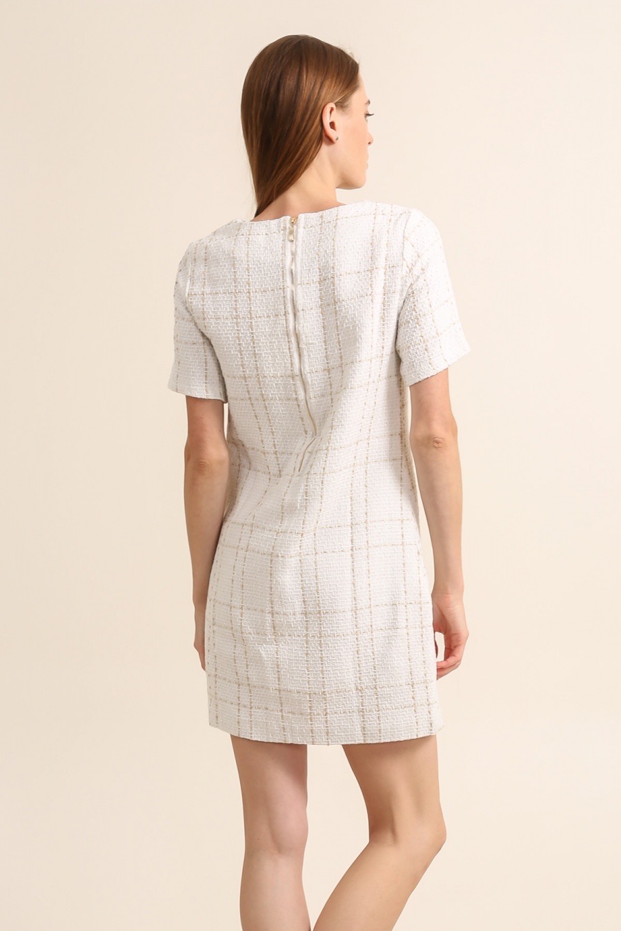 Robe droite manches courtes – Image 3
