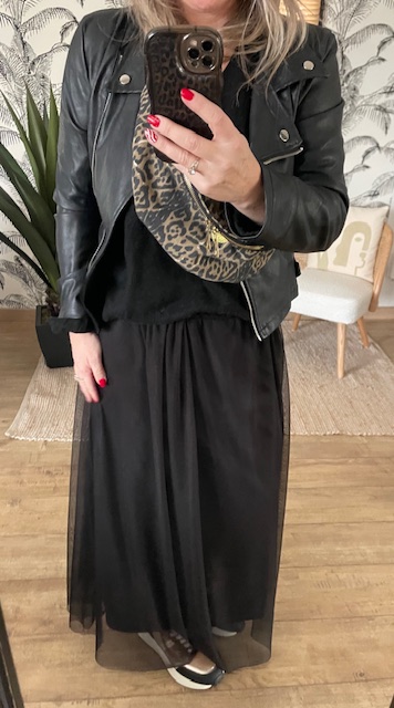 Jupe en tulle noire