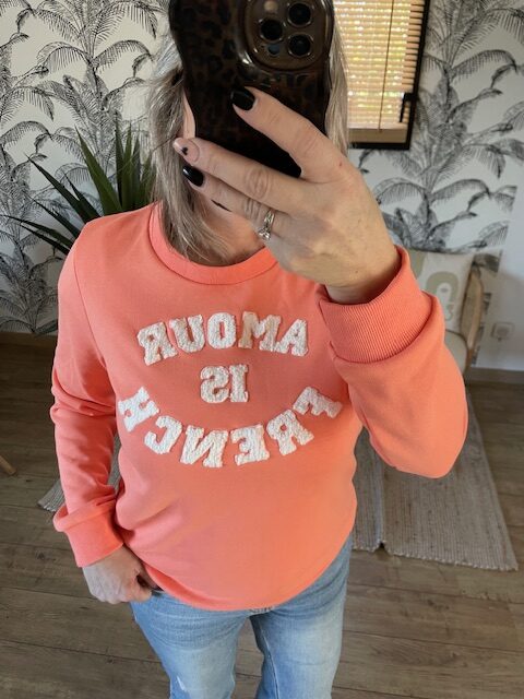 Sweat AMOUR IS FRENCH