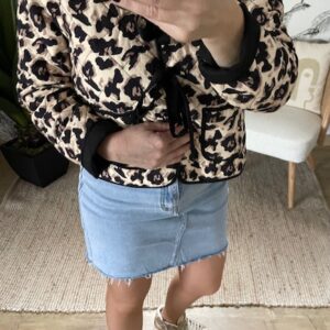 Jupe courte en jean