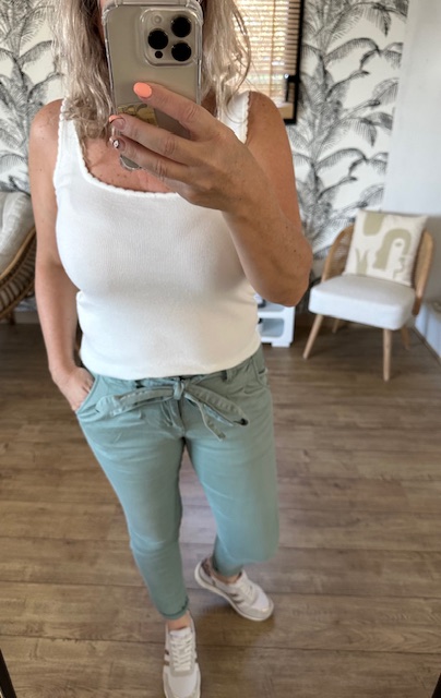 Débardeur avec encolure carrée