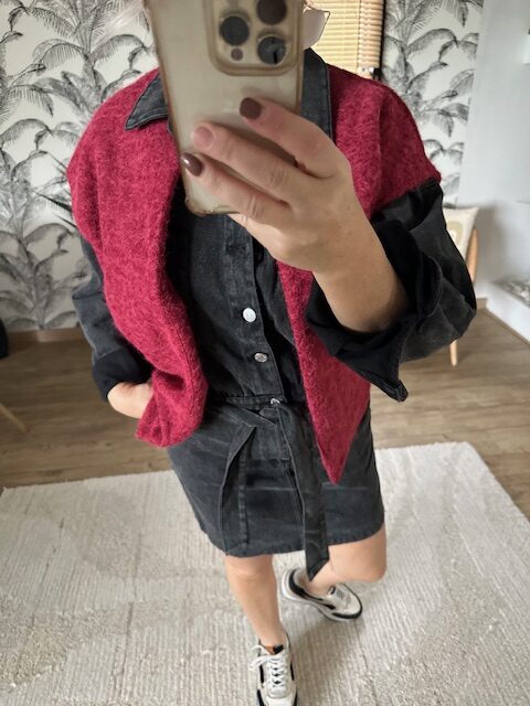 Gilet sans manches bordeaux – Image 3